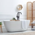 thumbnail image 6 of Wowow Brass Single-Handle Freestanding Tub Faucet Floor Mounted with Hand Shower in Oil Rubbed Bronze, 6 of 8