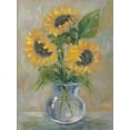 thumbnail image 2 of Britton, Pam 19x24 White Modern Wood Framed Museum Art Print Titled - Sunny Bouquet, 2 of 4