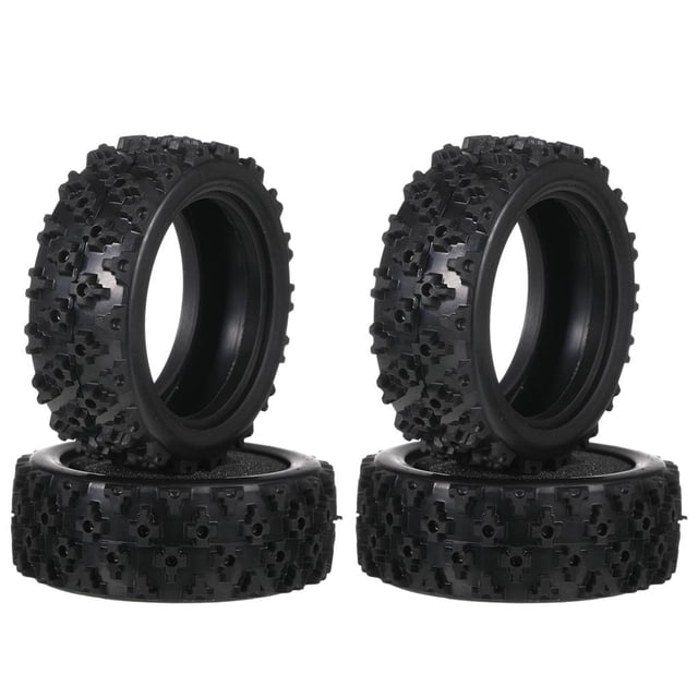 Neumáticos de rueda Cateissary de 75 mm x 28 mm para 1/10 TT02 de alta resistencia al aplastamiento