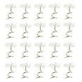 thumbnail image 1 of Tornillos Torsión Espiral Zulema Cabezas Transparentes Sillas Paquete 20, 1 of 8