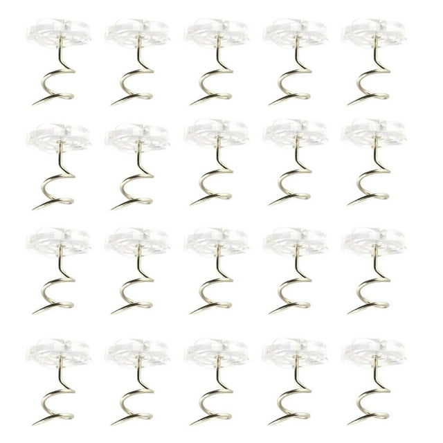 Tornillos Torsión Espiral Zulema Cabezas Transparentes Sillas Paquete 20