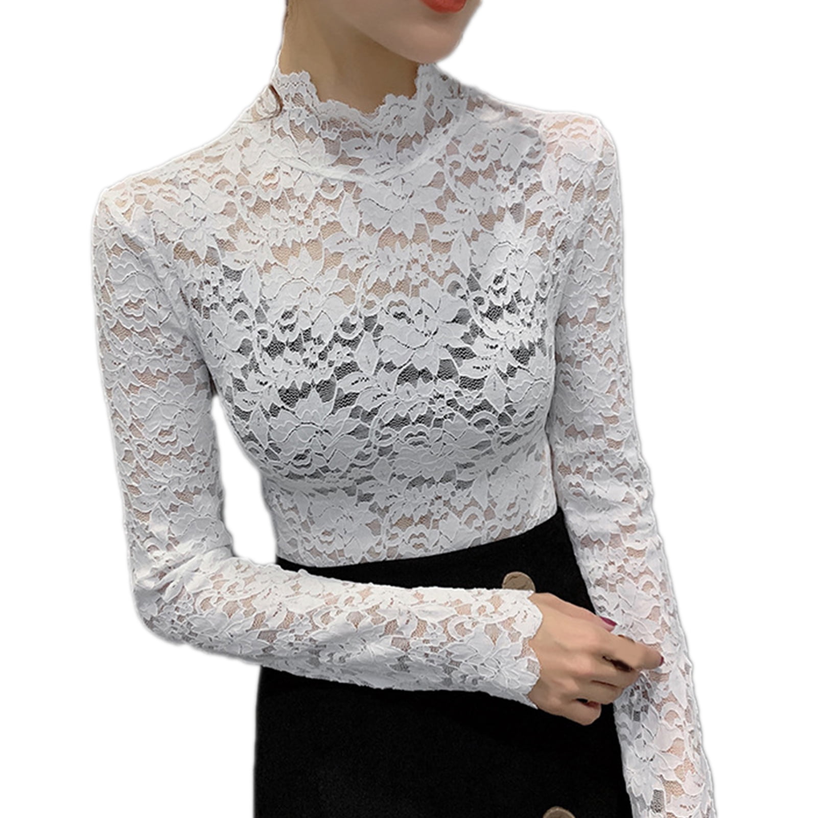 Women-Clothes Elegant Women Turtle Neck 