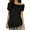 Black, variant on Lixiuxyad Womens Off The Shoulder Tops Summer Casual Short Sleeve T Shirts Blouse Basic Tee,Black L