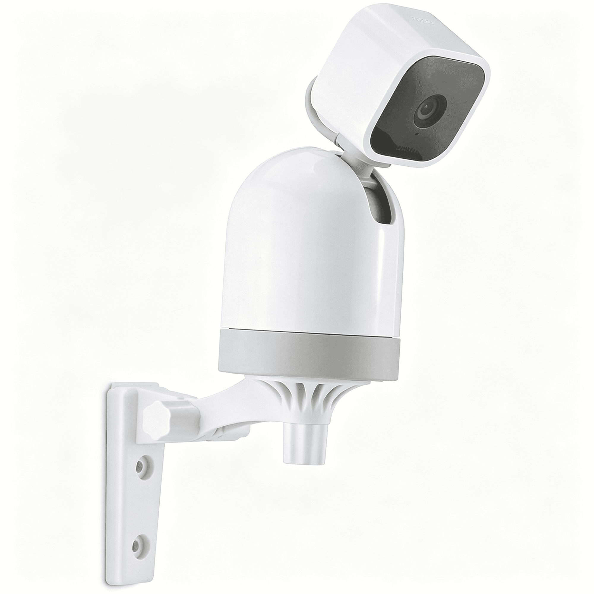 HBMYN Wall Mount Compatible for Blink Mini Pan-Tilt Mount for Ceiling Mounting Kit 180 Degree Adjustable Flexible blink pan tilt (1PACK White)