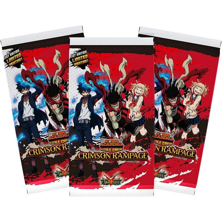 Jasco My Hero Academia CCG Series 2 Crimson Rampage Booster Pack