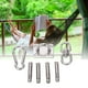 thumbnail image 5 of Ganchos para hamaca kit para colgar hamacas RotateHamaca de 551 libras de capacidad colgador de hamaca resistente colgador de gancho de suspensión juego de accesorios para ANGGREK Otros, 5 of 8