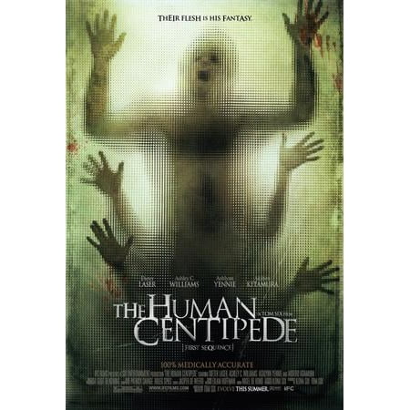 27inx40in human centipede movie poster giclee print