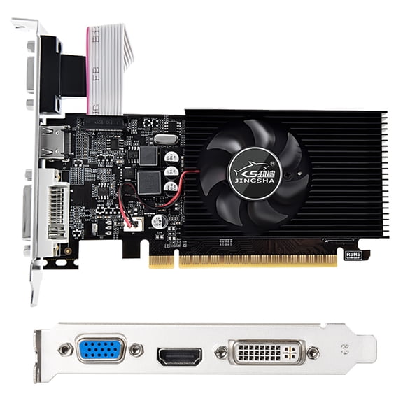 JINGSHA Graphics Card,700MHz Core Compatible BUZHI Compatible -MI Office ERYUE