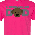 thumbnail image 4 of Inktastic Chocolate Lab Dad T-Shirt, 4 of 5