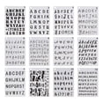 thumbnail image 2 of 12 Plantillas de Letras para Pintar Y Dibujar, Plantillas para Diarios, álbumes de Recortes, Pinturas en para Grafitis Y Decoraciones para, 2 of 8