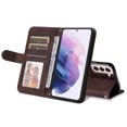 thumbnail image 1 of Estuche tipo billetera para Galaxy S22 Plus Estuches de teléfono magnéticos a prueba de golpes de cuero PU con correa para la muñeca y tarjeta de identificación Bolsillo para ANGGREK Otros, 1 of 8
