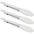 thumbnail image 1 of ZHAOCHENG Juego de pinzas para servir minisilicona 21,5 cm 8,46 pulgadas blanco nieve, 1 of 5
