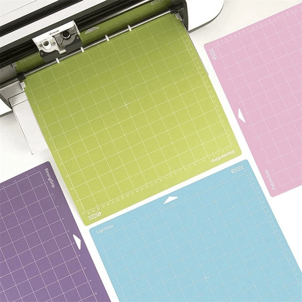 Vjnyvs 4Pcs 12x12inch PVC Cutting Mats Adhesive Replacement for Cricut Cameo
