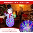 thumbnail image 4 of 5ft Christmas Inflatables Christmas Decorations Outdoor, Inflatable Snowman Penguin Yard Decorations with Rotating LED Lights for Indoor Outdoor Christmas DecorShatterproof Christmas Tree Decorations, 4 of 5