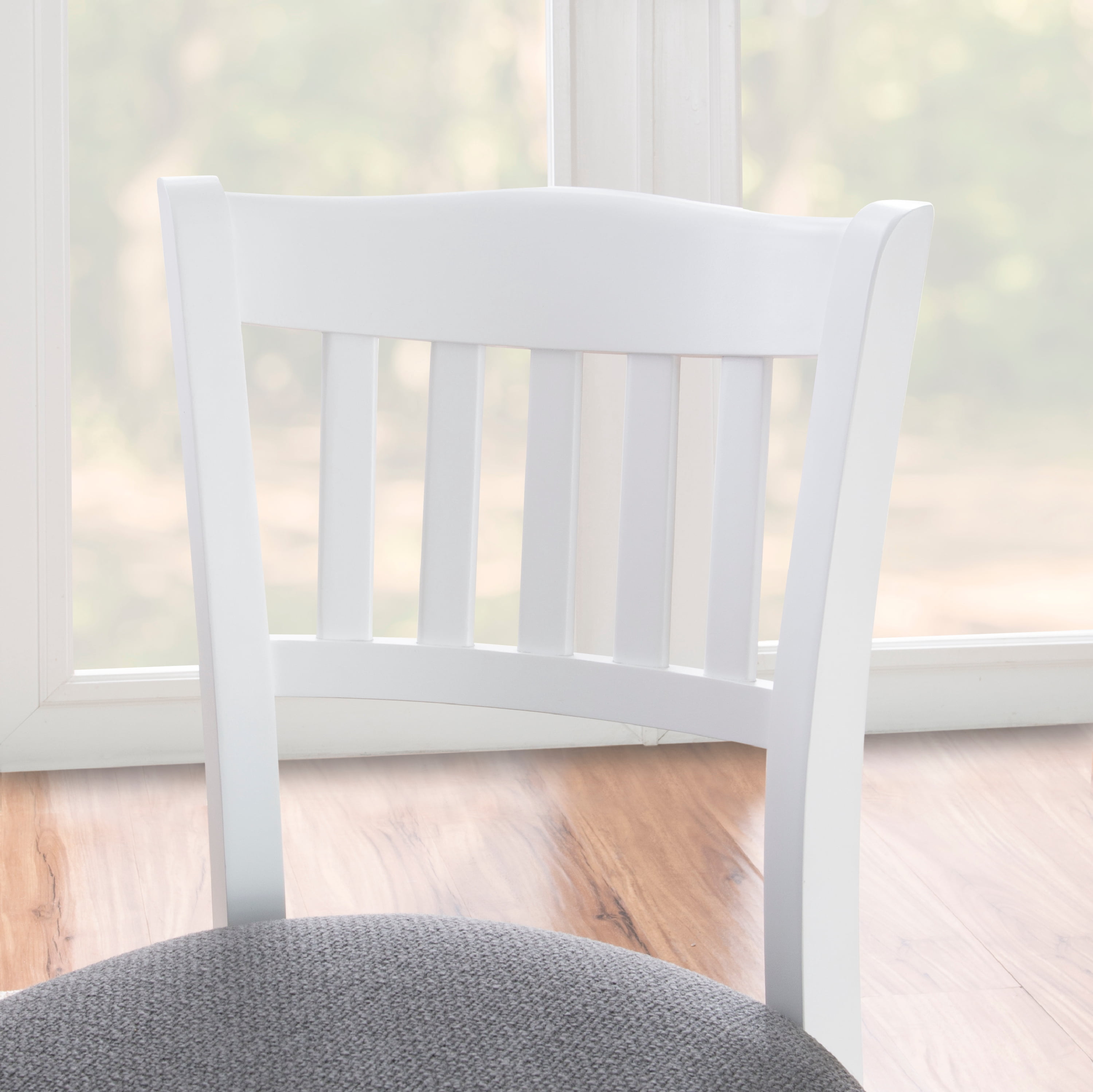 Linon Cabarrus Dining Chair, Set of 2, Charcoal