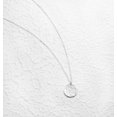 thumbnail image 3 of ORUYROP Collier Pendentif Lune 14K Or Remplissage Délicat Martelé Phase de Lune Collier Ras du Cou Simple Croissant de Lune Pleine Lune Cercle Karma Collier Ras du Cou, 3 of 7