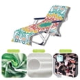 thumbnail image 6 of Aosijia Bohemia Beach Chair Cover with Side Pockets Quick Dry Chair Towel Cover for Sun Pool Sunbathing Garden Beach Hotel No Sliding, 6 of 11