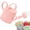 Pink#3, variant on 700ml Kids Watering Can for Indoor Plants & Garden Flowers | Lightweight Plastic Watering Can with Detachable Shower Head & Ergonomic Handle