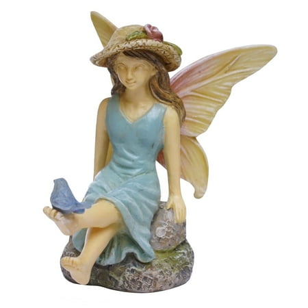 Miniature Gingerbread Houses - Miniature Fairy Girl Statue Garden Accessory Dollhouse Decor Ornament