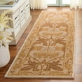 thumbnail image 3 of SAFAVIEH Antiquity Rachelle Floral Wool Runner Rug, Beige/Gold, 2'3" x 12', 3 of 9
