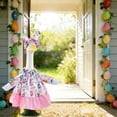 thumbnail image 6 of Easter Goose Outfit Goose Clothes, Spring Porch Goose Outfit, Lawn Garden Concrete Goose Outfits with Cute Bunny Ear Hat and Colorful Scarf, for 23"/17" Cement or Plastic Goose Statue, 6 of 6