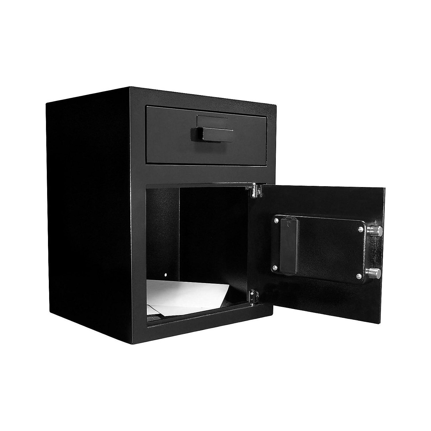 Barska Large Keypad Depository Safe, 15-5/16"W x 13-1/2"D x 19"H, Black