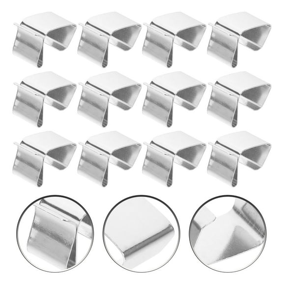 IBASETOY 50pcs Christmas Light Clips for Outside Manganese Steel Tool Free Installation for Outdoor Lighting