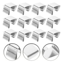 IBASETOY 50pcs Christmas Light Clips for Outside Manganese Steel Tool Free Installation for Outdoor Lighting