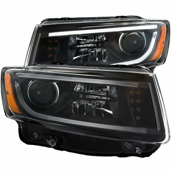 ANZO For Hyundai Genesis Coupe 2013 2014 Projector Headlights Black | 111329