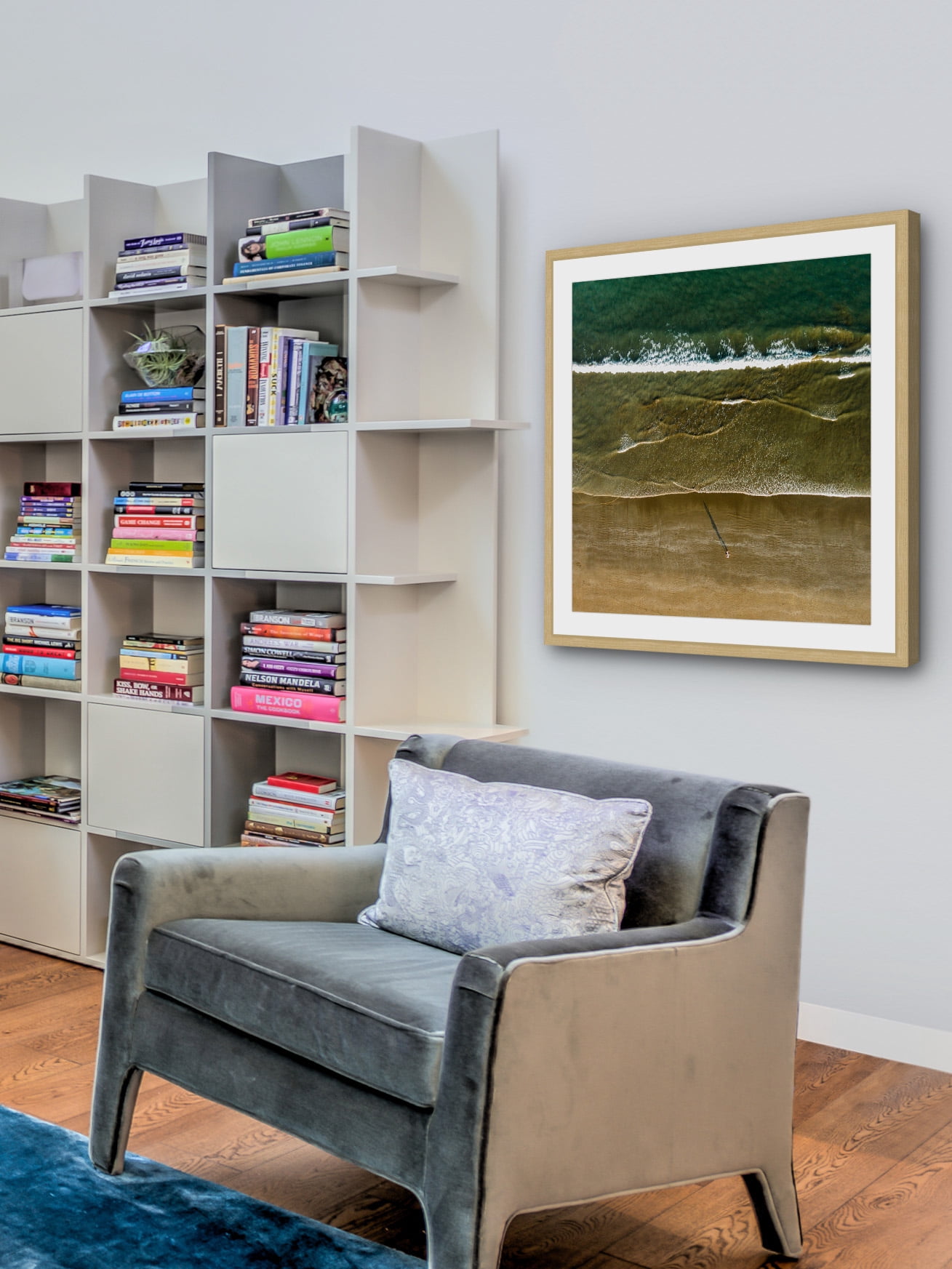 "Arriving Tide" Framed Painting Print