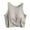 Khaki&11^0120X, variant on Fabrcox Ribbed Tank Top with Built In Bra for Women U Neck Sleeveless Slim Fit Camisole Tops for Women Crop Gym Spring Summer Undershirts for Women