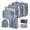 8-Gray, variant on 6/8PCS Packing Cubes for Travel Luggage Organiser Bag Compression Pouches Clothes Suitcase, Packing Organizers Storage Bags for Travel Accessories, Gray