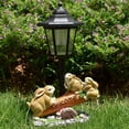 thumbnail image 2 of HuiXinOu Solar Easter Bunny Outdoor Light, Resin Garden Statue with Solar Powered LED for Pathway, Yard, Balcony, and Lawn Decoration, 2 of 6