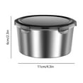 thumbnail image 3 of Eolstice Stainless Steel Mixing Bowl Set, Airtight Salad Prep Container with Lid, Multipurpose Kitchenware for Cooking Serving Storing Food Freshness Keeper, 3 of 7