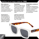 thumbnail image 3 of Lentes De Sol Xolek 122 Tr90 Cuadrados Rb Uv Polarizados, 3 of 6