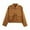 Khaki, variant on Cyber**Monday Chaoheng Winter Coats for Women 2025 Women's Suede-Look Blazer,Zip Front Structured Jacket withPockets