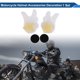 thumbnail image 2 of Accesorios de Casco de Motocicleta Decoración Alas de Estrella de Doble Capa para Cascos de Motocicleta Bicicleta Esquí Etiqueta de Tela Blanca 1 Juego, 2 of 6