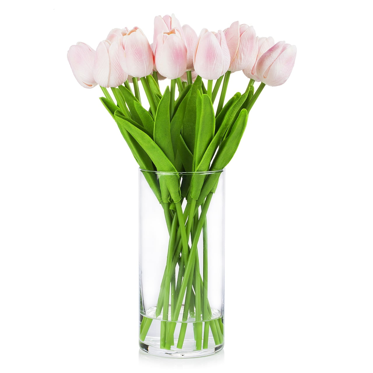 Enova Home Artificial Flowers Real Touch Tulips Fake Silk Flowers