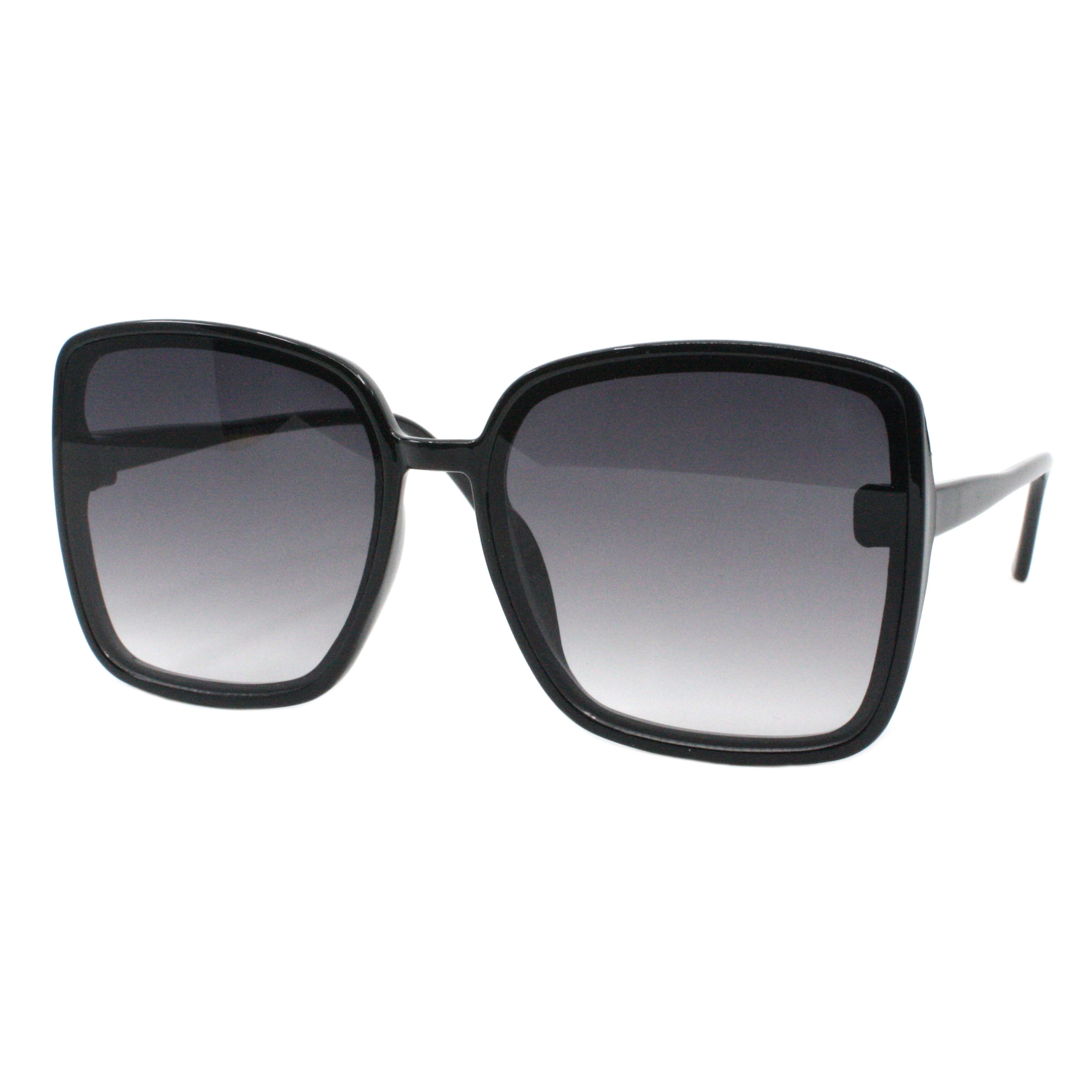Womens Square Sunglasses Trendy Fashion Minimal Thin Frame  display picture 3