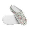 thumbnail image 3 of Lsque Fairy Floral Pattern Womens Comfort Cotton on Scuff With Memory Foam and Anti-skid Sole Slipper-40/41, 3 of 7
