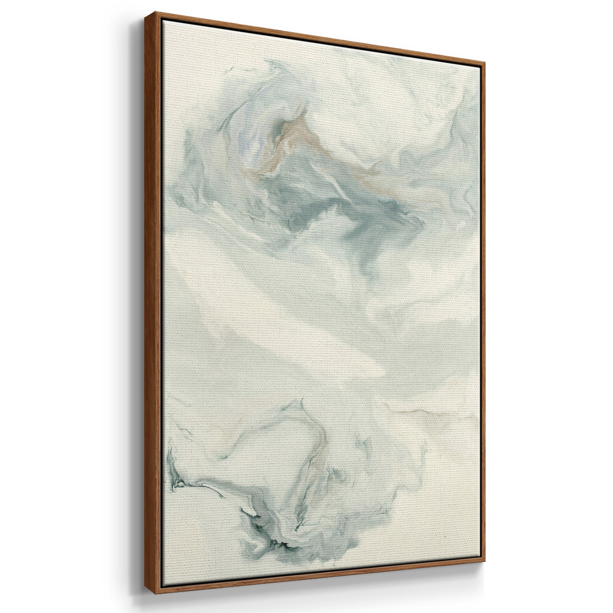 Untitled Framed Premium Gallery Wrapped Canvas - Ready to Hang - 25 x 37 - Walnut Floating Frame