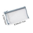 thumbnail image 3 of 5 Pack Zipper Mesh Pouch, Lightweight Clear Pen Bag Multicolor for Office Supplies, Travel Storage, College, Home & Work, Multipurpose Storage Bags, AKLJWH - #10 Blue, 3 of 6