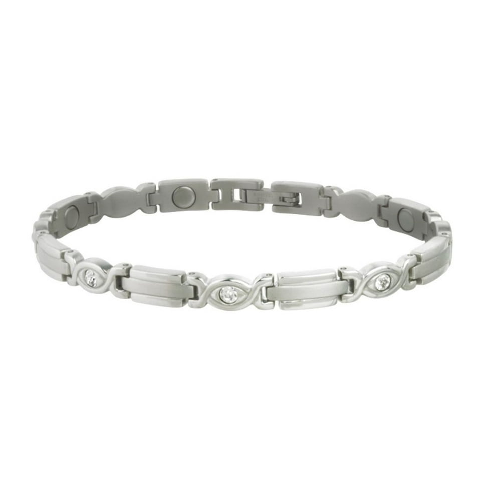 Sabona - Jewelry Womens Bracelet Lady Executive Gem Magnetic Silver 303 ...