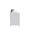 thumbnail image 6 of Ayna Decors Rooh 60 in White Double Sink Bathroom Vanity Set with White Quartz Countertop | 4 Soft Closing Doors | 6 Full Extention Soft Close Drawer | Black Hardware, 6 of 10