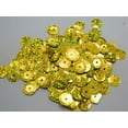 thumbnail image 3 of U8MO 2000 Gold Hologram 10mm CUP round loose sequins Paillette sewing Wedding craft, 3 of 5