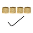 thumbnail image 4 of Graflsoa Premium Metal Volume Knobs for Electric Guitar & Bass, 4-Piece Set with Hex Wrench, Gold Finish, Durable & Easy Install, 4 of 6