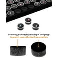 thumbnail image 4 of Novel Box Jewelry Display Tray with Fitted Lid 8.25x14.75x1 + 36 Gems Jars & Black Foam Liner, 4 of 7
