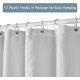 thumbnail image 4 of Cortinas de Ducha Cortina de Ducha de poliéster Resistente al Agua y a Prueba de Moho con 12 Ganchos Cortina de baño Lavable a máquina Blanco Negro Sailing Electrónica, 4 of 5