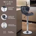 thumbnail image 2 of Set de 2 Sillas Altas Elly Latte Negro, 2 of 7