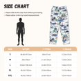 thumbnail image 2 of Pajama Pants Women, palm tree island Sweatpants Soft Sleep Lounge Pants, Casual PJ Bottoms Pants with Pockets, 2 of 5